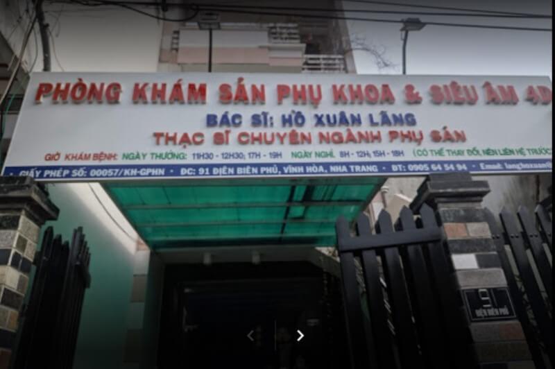 Phòng khám thai siêu âm Nha Trang bác sĩ Hồ Xuân Lãng là địa chỉ y tế tin cậy